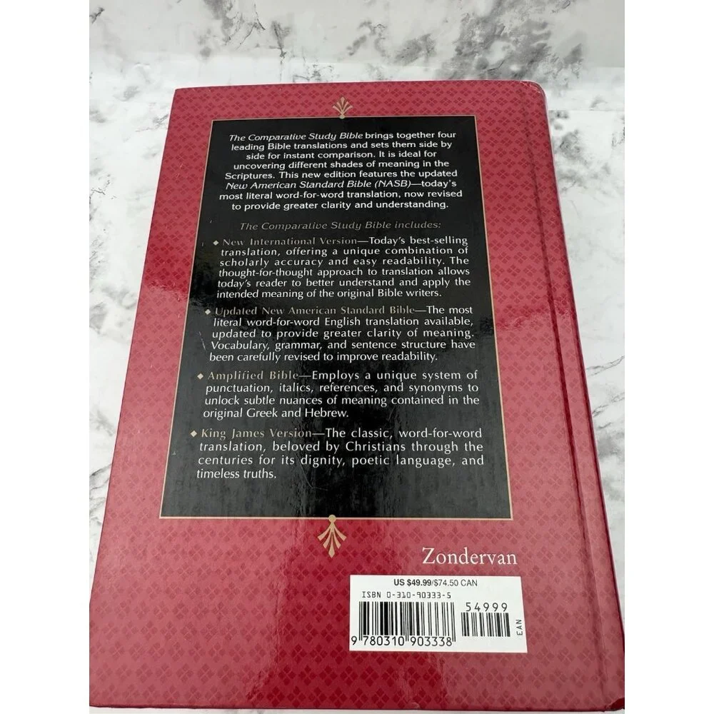 *Comparative Study Bible NIV Amplified Updated KJV NASB